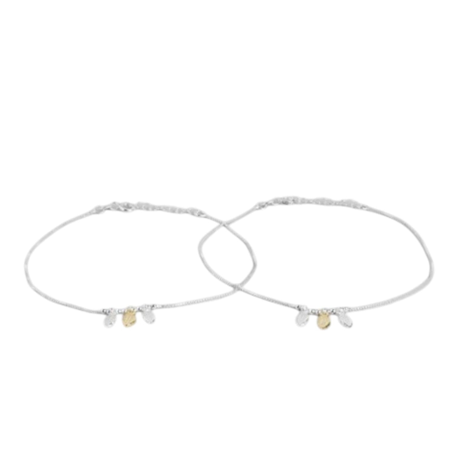 Nature Lover 925 Sterling Silver Anklet By Kesardeep Impex For Women